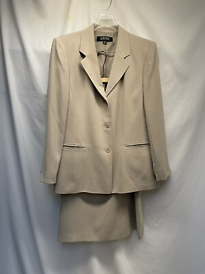 KASPER Skirt Suit Pant Suit Size 16 NEW Three Piece Set Real Pockets Executive $68.99