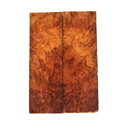 #ad Amboyna Burl knife handle scale Woodwork DIY Size. 52 x 157 x 12 mm. #252 $28.00