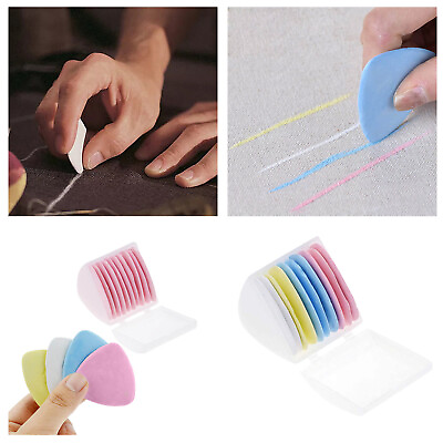 #ad 10 Tailors Chalk Fabric Chalk Pencil DIY Sewing Tools Easy Cleaning Sewing $1.99