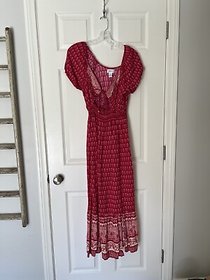 Women’s Pink Maxi Dress Size Medium $22.00