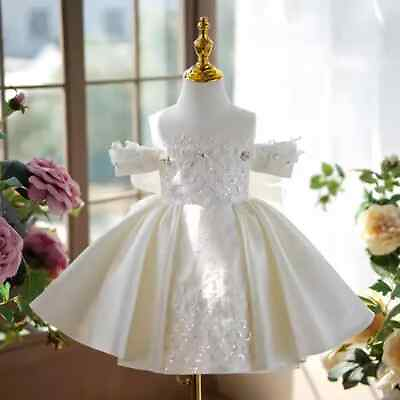 #ad Kids Catwalk Princess Evening Dresses Wedding Birthday Party Flower Girl Dresses $97.33
