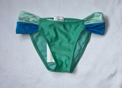#ad O#x27;Neill Bikini Womens Green Blue Swimsuit Bottom Bathing Suit Size Small NEW $10.58