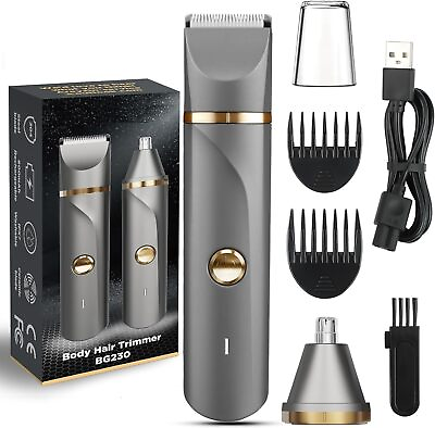 #ad #ad Body Hair Trimmer for Men Bikini Trimmer for Women Rechargeable Grion hair New $28.48