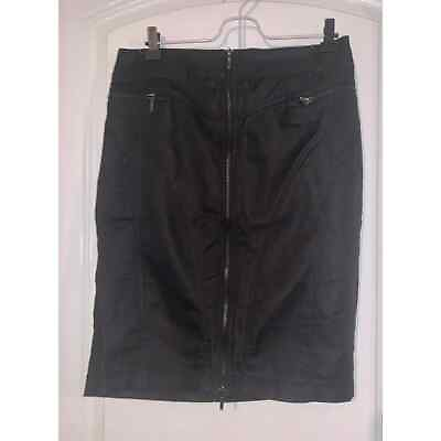 #ad Black Pencil skirt with pockets $10.00