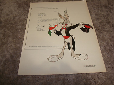 BUGS BUNNY 50th Birthday 1990 thanks ad for Animation skit at Academy Award show $19.98