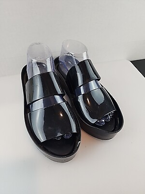 #ad #ad Melissa Shoes Womens 8 Sandals Tortoise Shell Platform Slide $21.99
