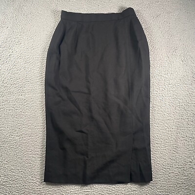 #ad Nordstrom Skirt Womens 2 Black Straight amp; Pencil Business Classic Fit Skirt $11.16
