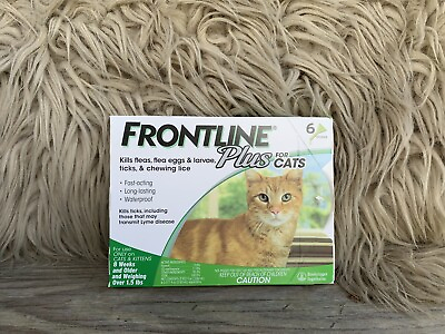 #ad FRONTLINE PLUS CATS amp; Kittens Flea and Tick Treatment 6 Doses $35.00