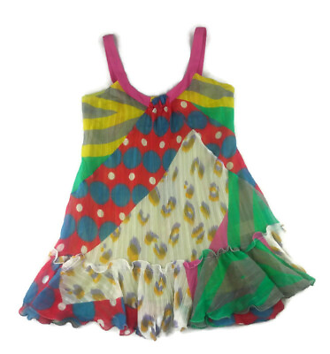 #ad Patrizia Pepe Bathing Suit Cover Up Dress Size 8 Beachwear Swimwear Polka Dot C $17.41