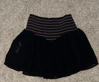 #ad Black Mini Skirt $9.00
