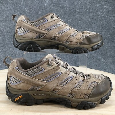 Merrell Shoes Womens 8 Moab 2 Ventilator Trail Hiking Sneakers J98324 Brown $28.99