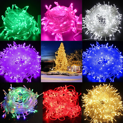 Fairy String Lights 500 LED Christmas Tree Wedding Xmas Party Decor Outdoor USA $7.99