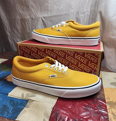 Vans Doheny Men#x27;s sneakers Shoes Canvas Yellow Size 11 M NWB $49.99
