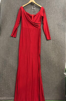#ad Unbranded Womens V Neck Long Sleeve Bodycon Evening Party Club Dress Size L NWOT $34.89