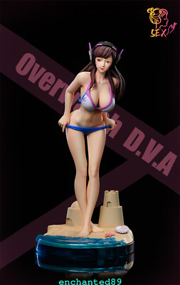 #ad #ad S Studios DVA Resin Model Painted Statue In Stock 1 6 Scale Bikini Game Girl $242.33