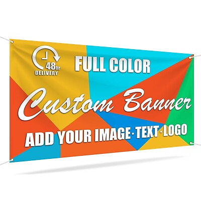 #ad Custom Vinyl Banner and Sign DIY Custom poster for Business Indoor Outdoor $86.44