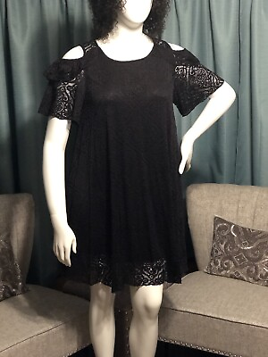 1X 2X Plus Size Fit and Flare A Line Lace Party Cocktail Dress  $38.00