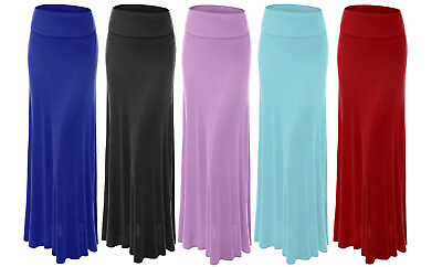 Women#x27;s Fold Over Maxi Skirt $24.99