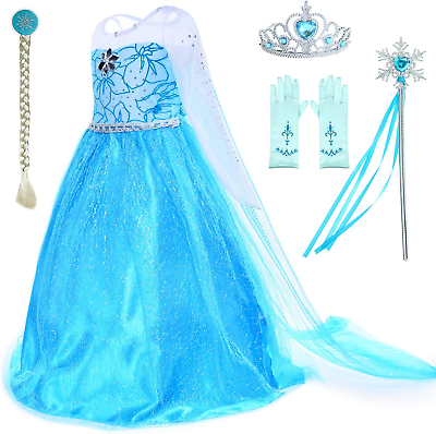 #ad Princess Costumes Birthday Party Dress up for Little Girls with Accessories $32.99