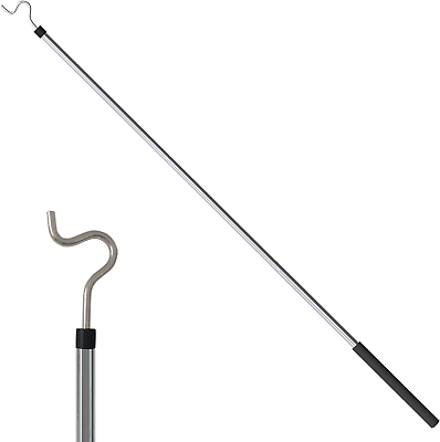 #ad Closet Reacher Pole with Hook 51 Telescoping Long for Rod Shelf... $14.49