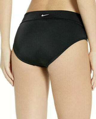 Nike Bottom Bikini Women#x27;s Large Black Full NESS9204 001 New $23.77