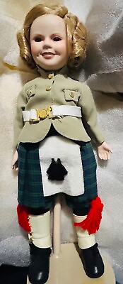 #ad Rare Shirley Temple Doll Scottish Tartan Skirt $400.00