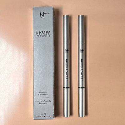2Pack It Cosmetics Brow Power Universal Taupe Eyebrow Pencil Full Size 0.16g US $14.56