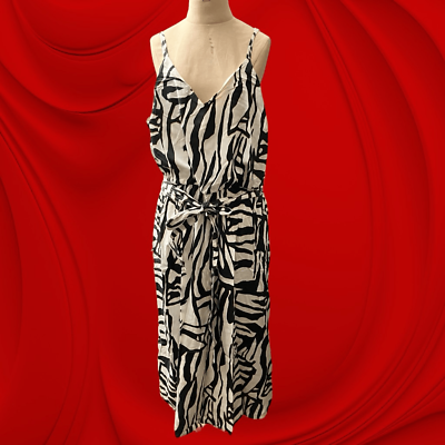 #ad #ad Ava amp; Viv Tiger Stripes Maxi Dress 2X NWT $18.00
