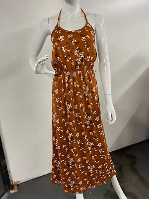 #ad floral maxi dress size small $20.00