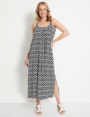 #ad Womens Dress Strappy Pleat Detail Maxi Dress RIVERS $14.38