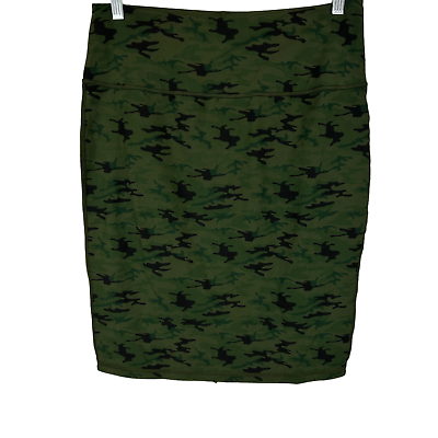 #ad Women with Control Women#x27;s Petite Renee#x27;s Reversibles Pencil Skirt Green PM Size $15.00