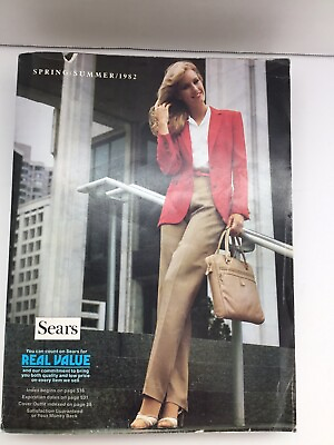 #ad Vintage Sears And Roebuck Catalog Spring Summer 1982 Complete Nostalgic Viewing $25.50