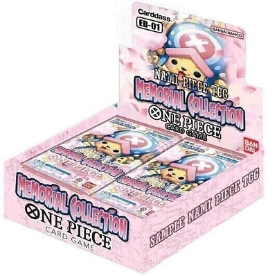 #ad One Piece TCG Memorial Collection Booster Box EB 01 English Sealed Ships 5 3 $166.44