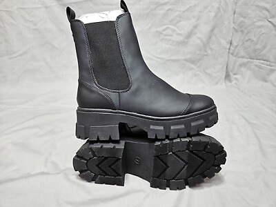 #ad Women#x27;s Devan Winter Boots A New Day Black Zip up $30.79