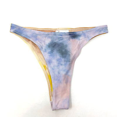 #ad Hamp;M Brazilian Bikini Bottoms Tie Dye Cheeky $8.55