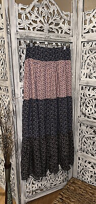 #ad #ad Women’s Floral Patchwork Skirt Small $30.00