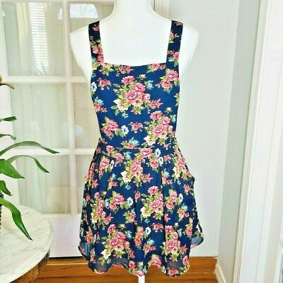 XXI Womens size S Jumper Suspender Dress Floral Forever 21 $16.00