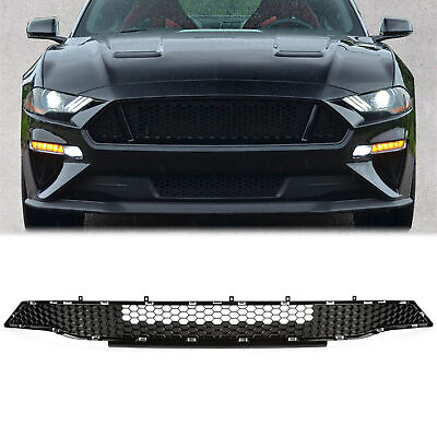 #ad Front Bumper Grill Lower Grille Honeycomb Style Black For 2018 2022 Ford Mustang $36.99