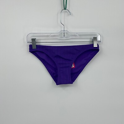 #ad Xhilaration Women#x27;s Cheeky Bikini Bottoms AG131B Solid Purple Size XS 00 $9.99