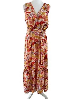 #ad #ad Lush NWT Multicolor Floral Maxi Dress Size L $26.00