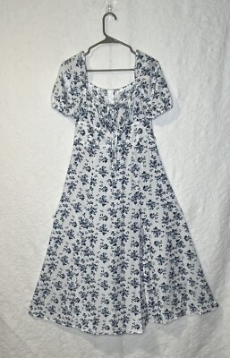 maxi dress medium boho NWT Blue And White Floral $25.00