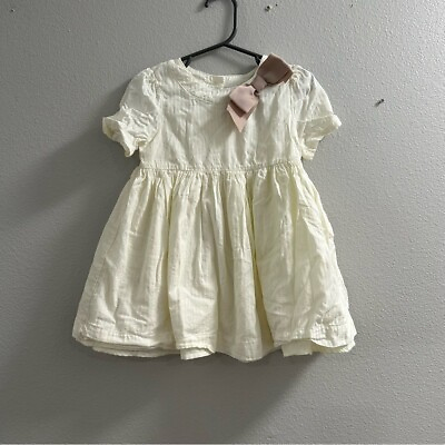 #ad Little girls cream dress $15.00