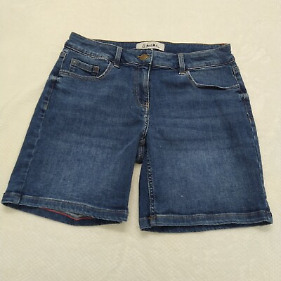 D Jeans Womens Short Jeans Size 6 Blue Mid Rise Denim Pants Ladies $16.83