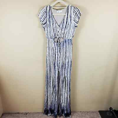 #ad #ad Honey Punch Printed Maxi Dress with Cutout Size S $35.00