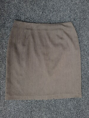 #ad Alia Women#x27;s Brown Casual Skirt 14 $4.95