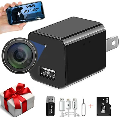 Wifi mini camera Indoors spy camera charger Small wireless camera for spying $32.99