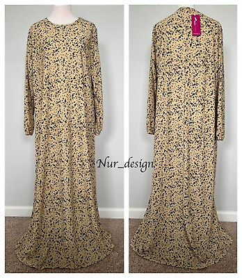 #ad Everyday Long Sleeve Maxi Woman Dress Light weight Multi color size M XL 2XL $19.50