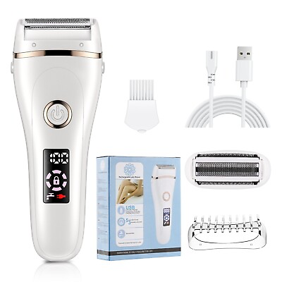 #ad 3 in 1 Wet amp; Dry Painless Rechargeable Lady Shaver Electric Razor for Women $16.99