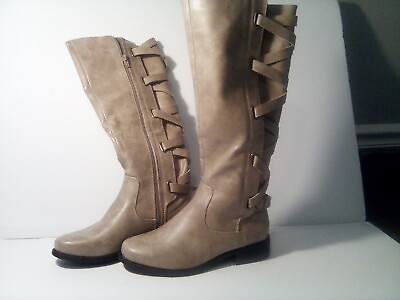 #ad Womens Lace Up Boots Size 7 $16.00