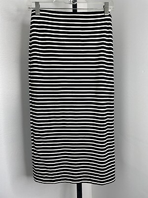 Sanctuary Clothing Skirt Long Black amp; White Stripes Size S $8.50